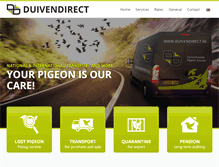 Tablet Screenshot of duivendirect.nl